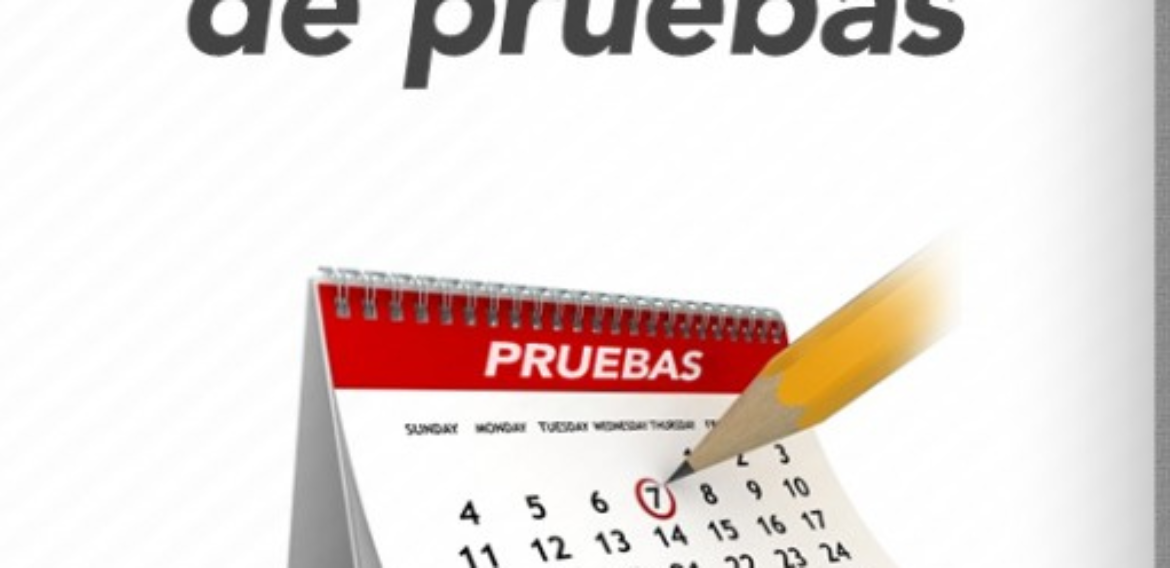 CALENDARIO DE PRUEBAS ESPECIALES , EVALUACIONES PENDIENTES